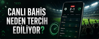 Canlı bahis neden tercih ediliyor?